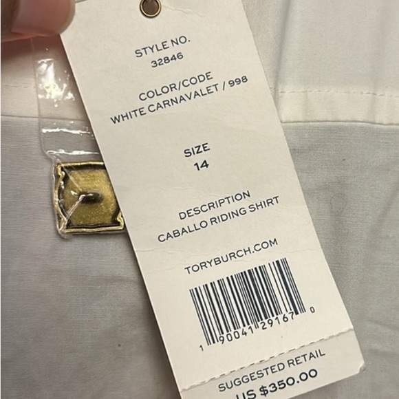 Tory Burch Colorful Patchwork Blouse - Picture 6 of 6